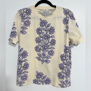 J. Crew Broken in jersey T shirt in blooming lilac